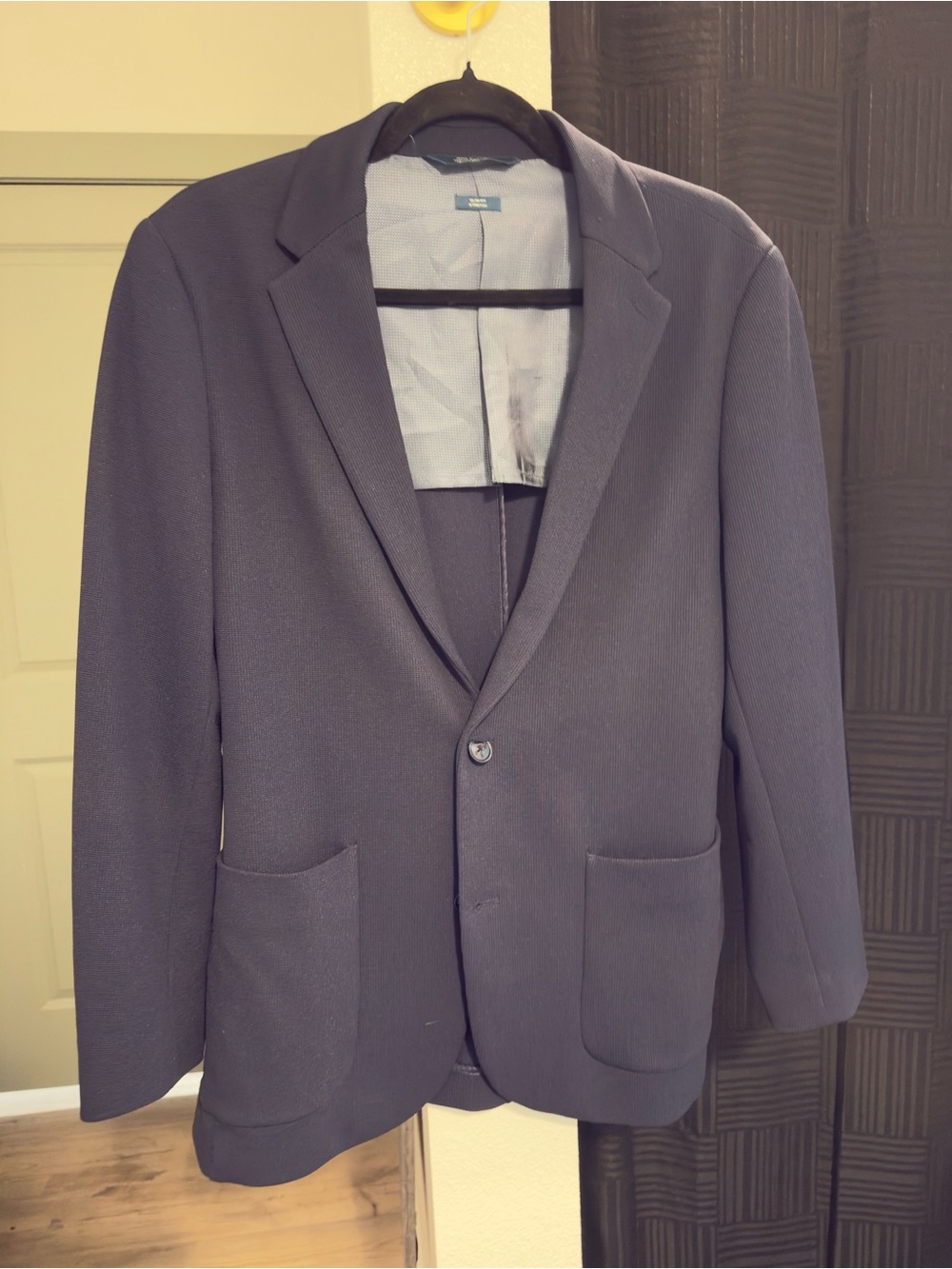 Perry Ellis Dark Navy Single-Button Sport Coat